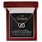 Almost Sold Out - TO MY SOULMATE - INTERLOCKING HEARTS NECKLACE