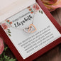Almost sold out- To my Daughter For Graduation - Beautiful Interlocking Hearts Necklace