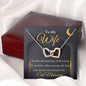 Almost Sold Out - TO MY WIFE FOR EID - INTERLOCKING HEARTS NECKLACE