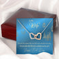 Almost Sold Out - TO MY WIFE FOR EID – INTERLOCKING HEARTS NECKLACE