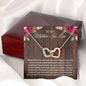 Almost Sold Out - TO MY MOTHER-IN-LAW - INTERLOCKING HEARTS NECKLACE