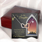 Almost Sold Out - TO MY DAUGHTER FOR EID – INTERLOCKING HEARTS NECKLACE