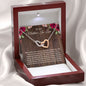 Almost Sold Out - TO MY MOTHER-IN-LAW - INTERLOCKING HEARTS NECKLACE