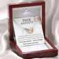 Almost Sold Out - Fuck Anxiety Necklace - Interlocking Hearts Necklace