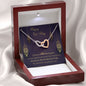 Almost Sold Out - TO MY WIFE FOR EID – INTERLOCKING HEARTS NECKLACE