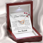 Almost sold out- To my Mom - Beautiful Interlocking Hearts Necklace