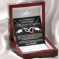 Almost sold out- To my Daughter For Graduation - Beautiful Interlocking Hearts Necklace