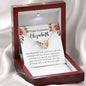 Almost sold out- To my Daughter For Graduation - Beautiful Interlocking Hearts Necklace