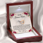 Almost Sold Out - TO MY BONUS MOM - INTERLOCKING HEARTS NECKLACE