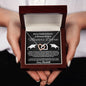 Almost sold out- To my Daughter For Graduation - Beautiful Interlocking Hearts Necklace