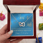 Almost Sold Out - TO MY WIFE FOR EID – INTERLOCKING HEARTS NECKLACE