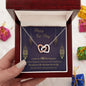 Almost Sold Out - TO MY WIFE FOR EID – INTERLOCKING HEARTS NECKLACE