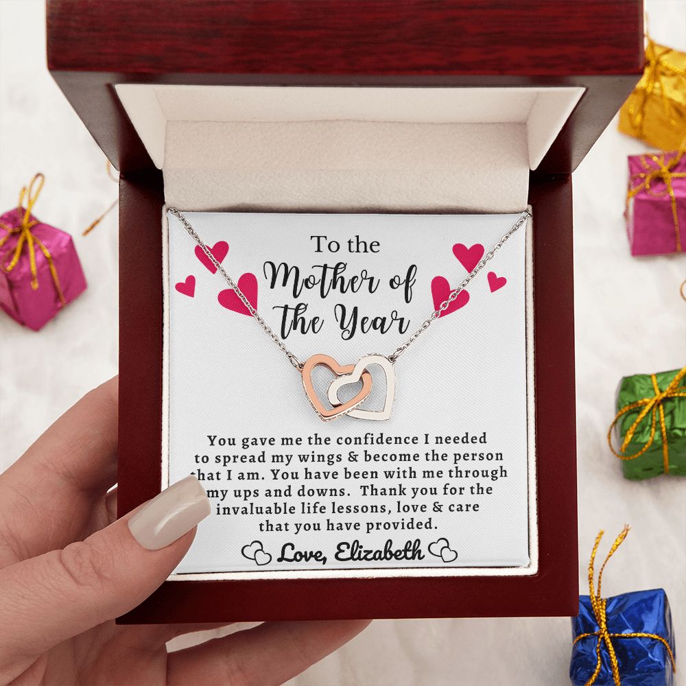 Almost Sold Out - Mother of the Year - Interlocking Hearts Necklace