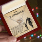 TO MY DAUGHTER - LOVE KNOT NECKLACE