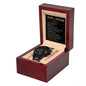 DAD'S FAVORITE SAYINGS - Black Chronograph Watch