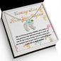 Almost Sold Out - I Love You Mommy - Custom Baby Feet Necklace with Birthstone