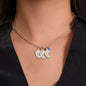 Almost Sold Out - I Love You Mommy - Custom Baby Feet Necklace with Birthstone