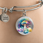 mushrooms (8) CIRCULAR LUXURY BANGLE ETSY