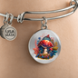 mushrooms (20) CIRCULAR LUXURY BANGLE ETSY
