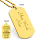 Almost Sold Out - TO MY SOULMATE - ENGRAVED DOG TAG NECKLACE