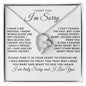 Almost Sold Out - I'M SORRY LOVE KNOT NECKLACE