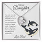 Almost Sold Out - TO MY DAUGHTER - FOREVER LOVE NECKLACE