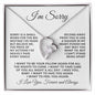 Almost Sold Out - I'M SORRY - FOREVER LOVE NECKLACE
