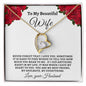 Almost Sold Out - TO MY BEAUTIFUL WIFE - FOREVER LOVE NECKLACE