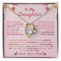 TO MY DAUGHTER - FOREVER LOVE NECKLACE