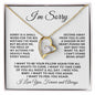 Almost Sold Out - I'M SORRY - FOREVER LOVE NECKLACE