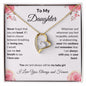 TO MY DAUGHTER - FOREVER LOVE NECKLACE