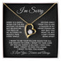 Almost Sold Out - I'M SORRY - FOREVER LOVE NECKLACE