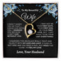 Almost Sold Out - TO MY BEAUTIFUL WIFE - FOREVER LOVE NECKLACE
