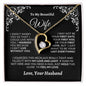 Almost Sold Out - TO MY BEAUTIFUL WIFE - FOREVER LOVE NECKLACE