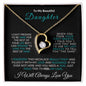 Almost Sold Out - TO MY BEAUTIFUL DAUGHTER - FOREVER LOVE NECKLACE