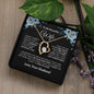 Almost Sold Out - TO MY BEAUTIFUL WIFE - FOREVER LOVE NECKLACE