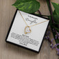 Almost Sold Out - TO MY BEAUTIFUL DAUGHTER - FOREVER LOVE NECKLACE