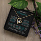 Almost Sold Out - TO MY BEAUTIFUL DAUGHTER - FOREVER LOVE NECKLACE