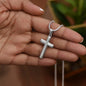 Almost Sold Out - Prayer for Badass Trucker - Cross Necklace