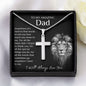 TO MY AMAZING DAD - CROSS NECKLACE