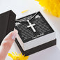 Almost Sold Out - Prayer for Badass Trucker - Cross Necklace