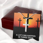 Almost Sold Out - A LOT CAN HAPPEN IN THREE DAYS - CROSS NECKLACE