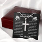 Almost Sold Out - Prayer for Badass Trucker - Cross Necklace