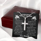 Almost Sold Out - Prayer for Badass Trucker - Cross Necklace