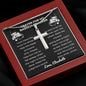 Almost Sold Out - Prayer for Badass Trucker - Cross Necklace