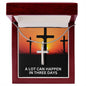 Almost Sold Out - A LOT CAN HAPPEN IN THREE DAYS - CROSS NECKLACE