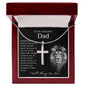 TO MY AMAZING DAD - CROSS NECKLACE