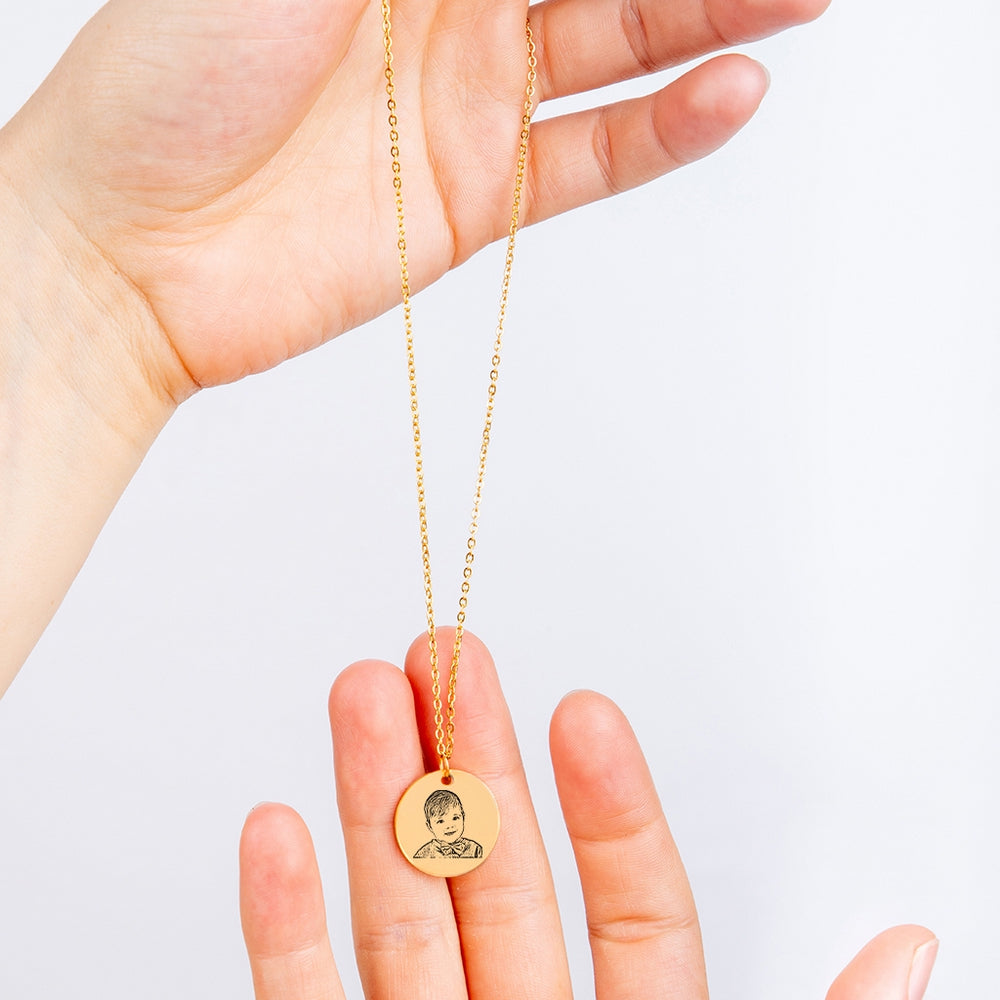 Almost Sold Out - Baby Portrait Necklace