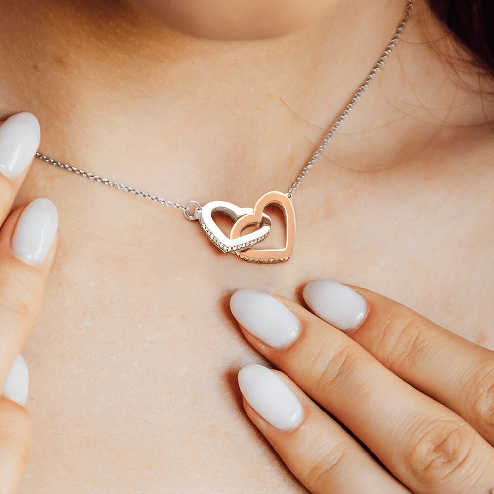 Almost Sold Out - Graduation Necklace - Interlocking Hearts Necklace