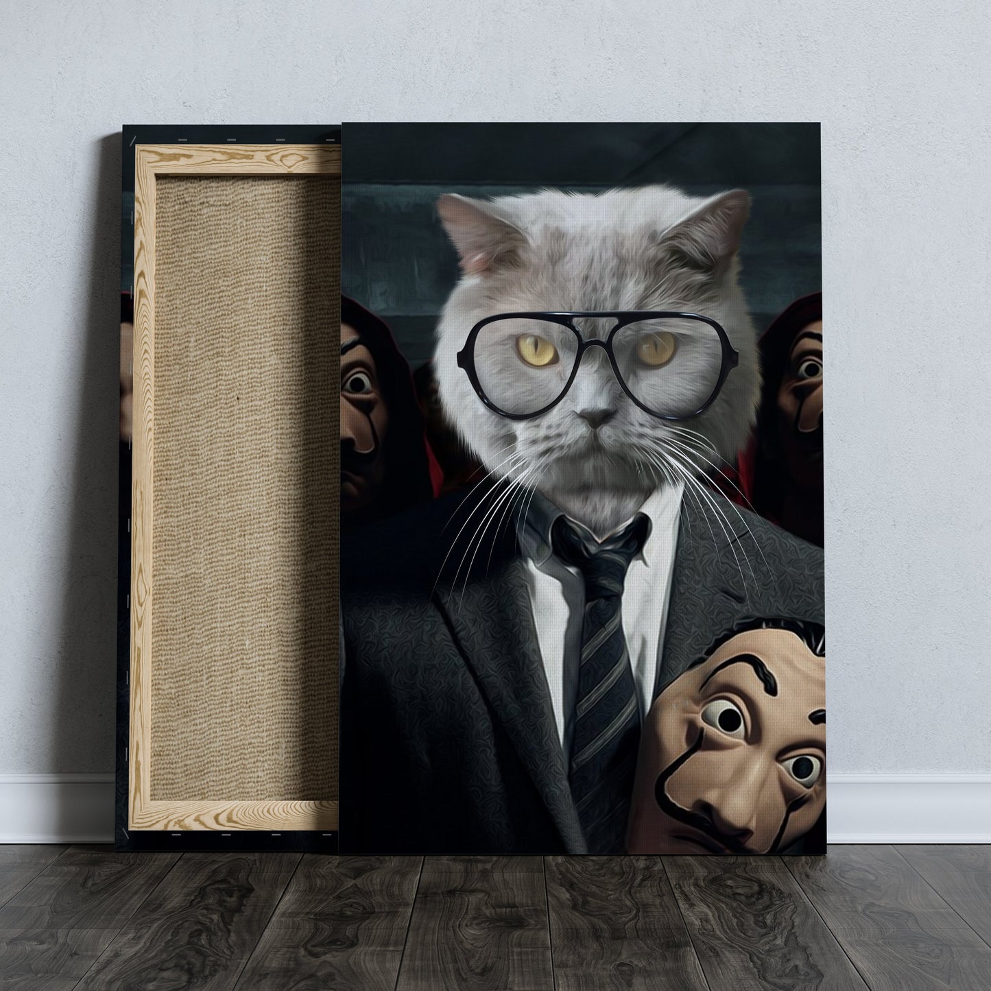 SEE YOUR BELOVED PROFESSOR CAT LEAD A HEIST ON CANVAS